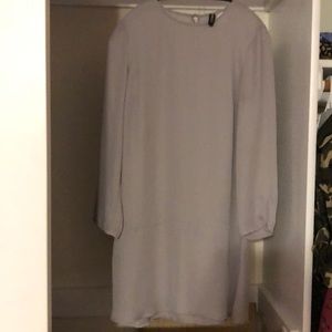 Divided Sheer grey dress long sleeve